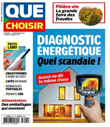 Que Choisir N°617 – Octobre 2022  [Magazines]