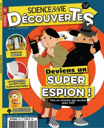 Science et Vie Découvertes N°254 – Février 2020  [Magazines]