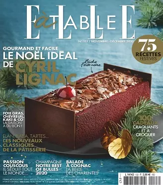 Elle à Table N°133 – Novembre-Décembre 2020  [Magazines]