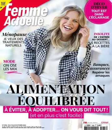 Femme Actuelle N°1986 Du 17 au 23 Octobre 2022  [Magazines]