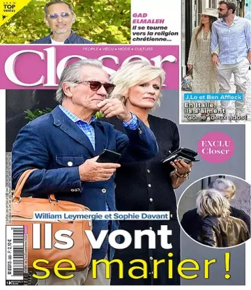 Closer N°899 Du 2 au 8 Septembre 2022  [Magazines]