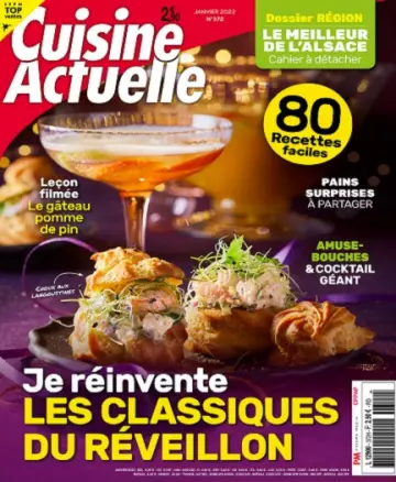 Cuisine Actuelle N°372 – Janvier 2022  [Magazines]