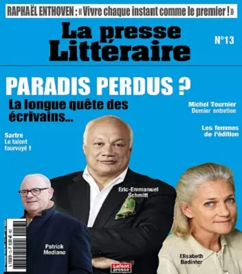 La Presse Littéraire N°13 – Avril-Juin 2021  [Magazines]