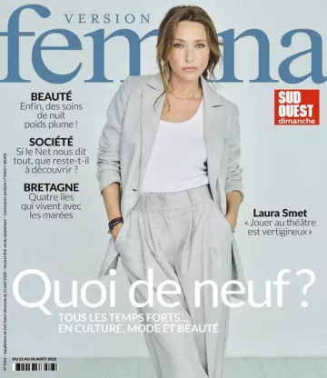 Version Femina N°1064 Du 22 au 28 Août 2022  [Magazines]