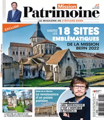 Mission Patrimoine N°7 – Mai-Juillet 2022  [Magazines]