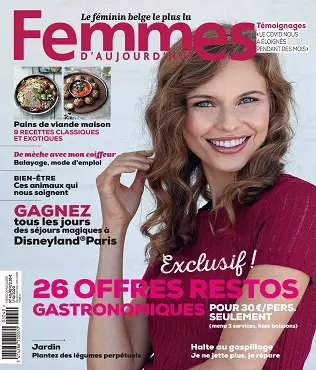 Femmes D’Aujourd’hui N°40 Du 1er Octobre 2020  [Magazines]