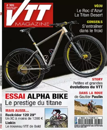 VTT Magazine N°365 – Décembre 2021-Janvier 2022  [Magazines]