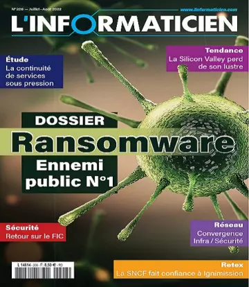 L’Informaticien N°208 – Juillet-Août 2022  [Magazines]