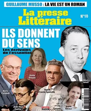 La Presse Littéraire N°10 – Juillet-Septembre 2020  [Magazines]