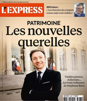 L’Express N°3663 Du 16 au 22 Septembre 2021  [Magazines]