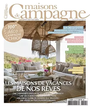 Maisons De Campagne N°125 – Juillet-Août 2020  [Magazines]