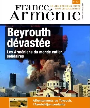 France Arménie N°477 – Septembre 2020  [Magazines]