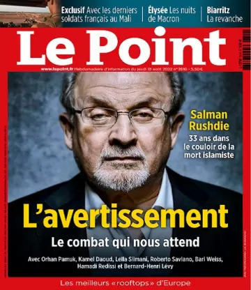 Le Point N°2610 Du 18 au 24 Août 2022  [Magazines]