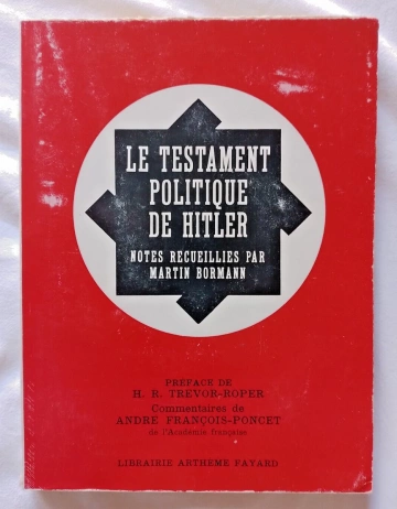 Adolf Hitler - Le testament politique de Hitler  [Livres]