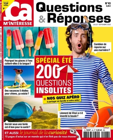 Ça M’Intéresse Questions et Réponses N°43 – Juillet-Septembre 2023  [Magazines]