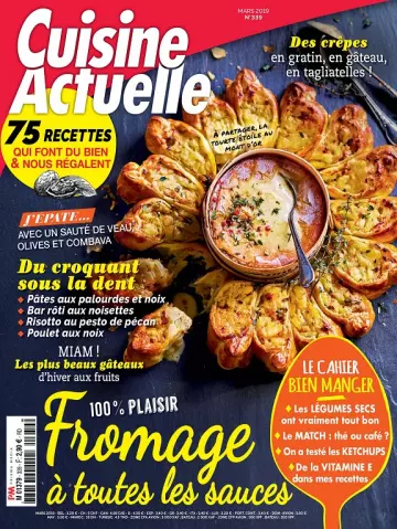 Cuisine Actuelle N°339 – Mars 2019  [Magazines]