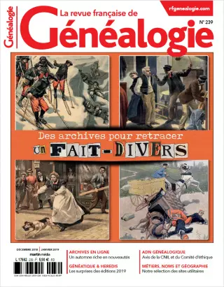 La Revue Française de Généalogie 239 - Décembre 2018-Janvier 2019  [Magazines]