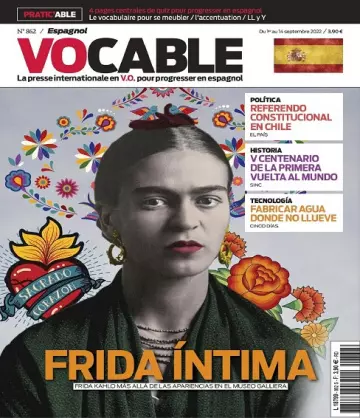 Vocable Espagnol N°862 Du 1er Septembre 2022  [Magazines]