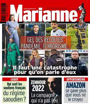 Marianne N°1258 Du 23 au 29 Avril 2021  [Magazines]