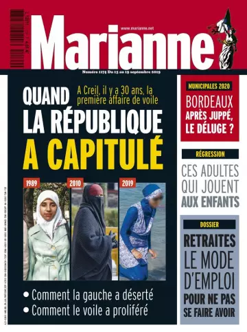 Marianne N°1174 - 13 au 19 Septembre 2019  [Magazines]