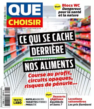 Que Choisir N°613 – Mai 2022  [Magazines]