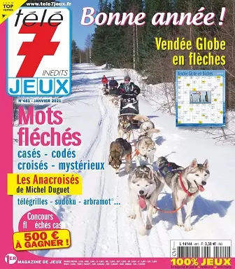 Télé 7 Jeux Inédits N°481 – Janvier 2021  [Magazines]