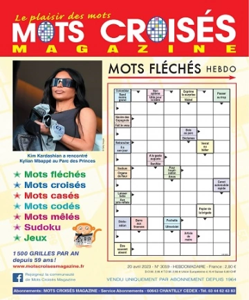 Mots Croisés Magazine N°3059 Du 20 Avril 2023  [Magazines]