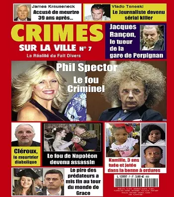 Crimes Sur La Ville N°7 – Mars 2021  [Magazines]