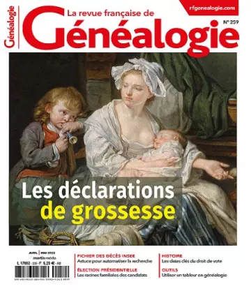 La Revue Française De Généalogie N°259 – Avril-Mai 2022  [Magazines]