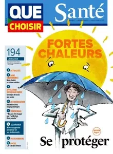 Que Choisir Santé - Juin 2024  [Magazines]