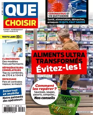 Que Choisir N°591 – Mai 2020  [Magazines]