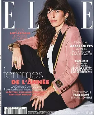 Elle N°3872 Du 6 au 12 Mars 2020  [Magazines]