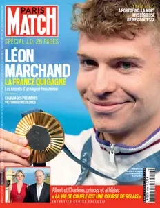 Paris Match N.3926 - 1 Août 2024  [Magazines]