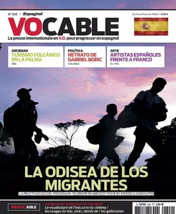 Vocable Espagnol N°848 Du 6 au 19 Janvier 2022  [Magazines]