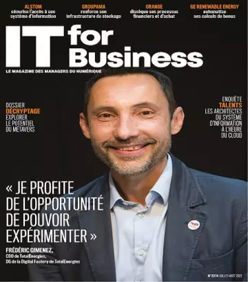 IT for Business N°2274 – Juillet-Août 2022  [Magazines]