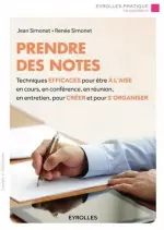 PRENDRE DES NOTES  [Livres]