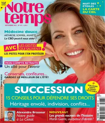 Notre Temps N°633 – Septembre 2022  [Magazines]