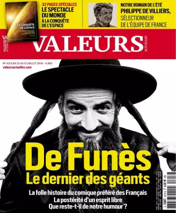 Valeurs Actuelles N°4313 Du 25 au 31 Juillet 2019  [Magazines]