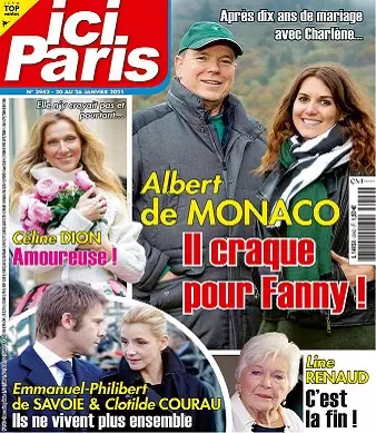 Ici Paris N°3942 Du 20 au 26 Janvier 2021  [Magazines]