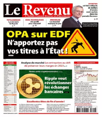 Le Revenu N°1719-1721 Du 16 Décembre 2022  [Magazines]