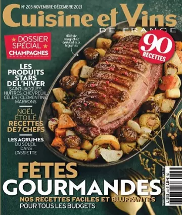 Cuisine et Vins De France N°203 – Novembre 2021  [Magazines]