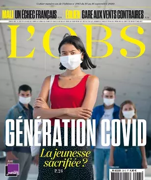 L’Obs N°2915 Du 10 au 16 Septembre 2020  [Magazines]