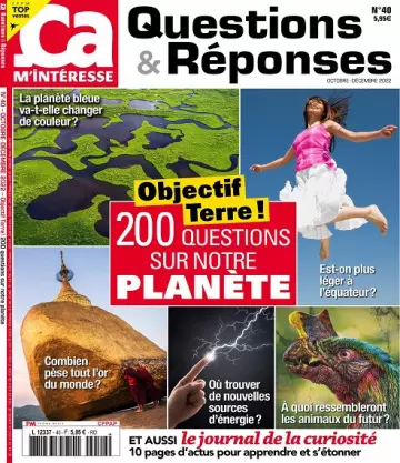 Ça M’Intéresse Questions et Réponses N°40 – Octobre-Décembre 2022  [Magazines]