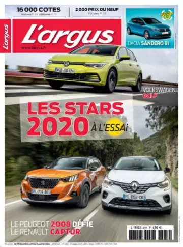 L’Argus - 19 Décembre 2019  [Magazines]