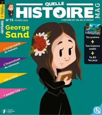 Quelle Histoire Mag N°72 – Février 2023  [Magazines]