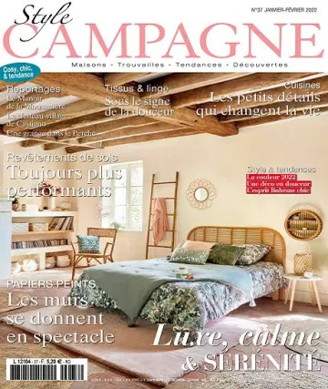 Style Campagne N°37 – Janvier-Février 2022  [Magazines]