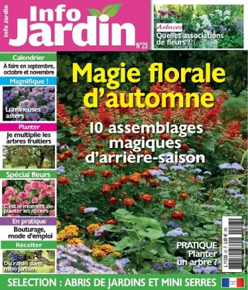 Info Jardin N°23 – Septembre-Novembre 2022  [Magazines]