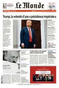 Le Monde du Jeudi 23 Janvier 2025 [Journaux]