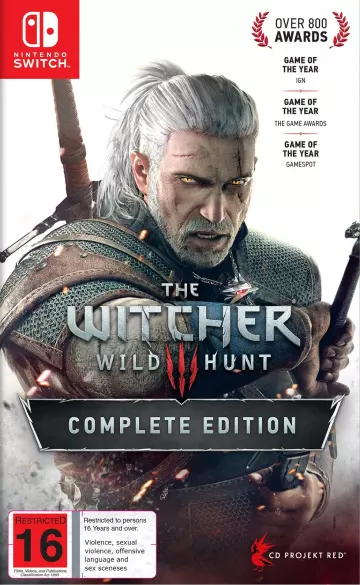 THE WITCHER 3 WILD HUNT COMPLETE EDITION V3.4  [Switch]